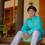 Azure Blue Kurta