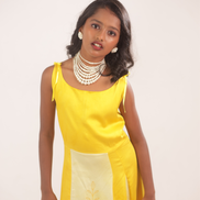 Yellow Golden Blossom Frock