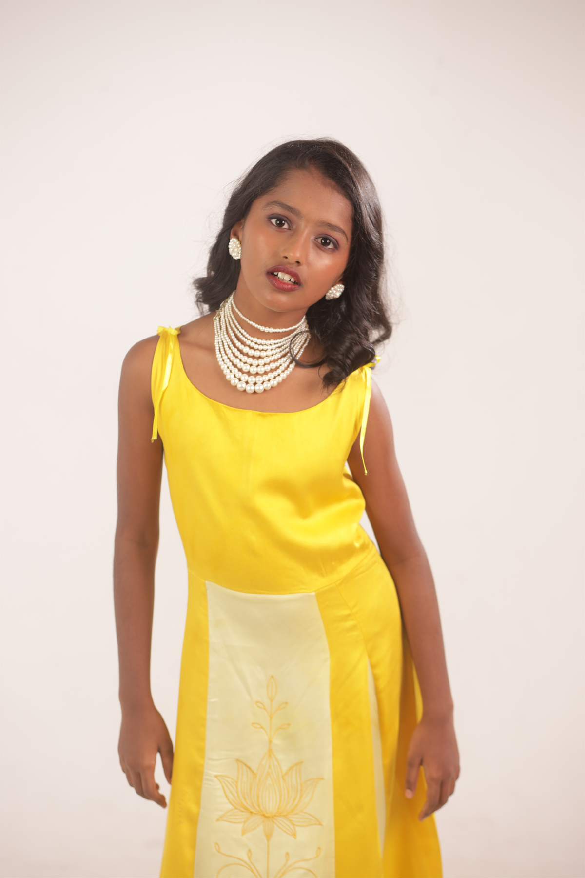 Yellow Golden Blossom Frock