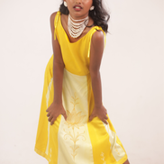 Yellow Golden Blossom Frock
