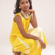Yellow Golden Blossom Frock