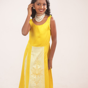 Yellow Golden Blossom Frock