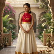 Maroon Elegance Pattu
