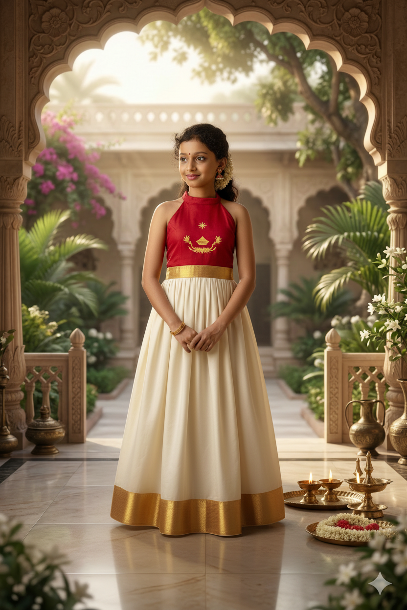 Maroon Elegance Pattu