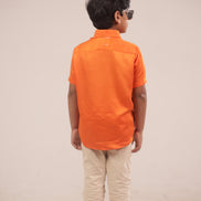 Back view of the Sunrise Bird Shirt